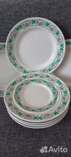 Тарелки глубокие зик Конакова 5шт (винтаж) СССР