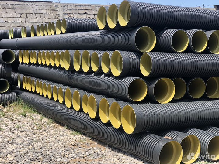 Трубы для канализации/гофрированные