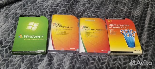 Microsoft Office BOX 2007 / 2010 / 2019 лицензия