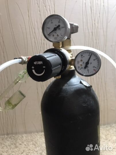 Баллон углекислотный,CO 2/5л.,с редуктором