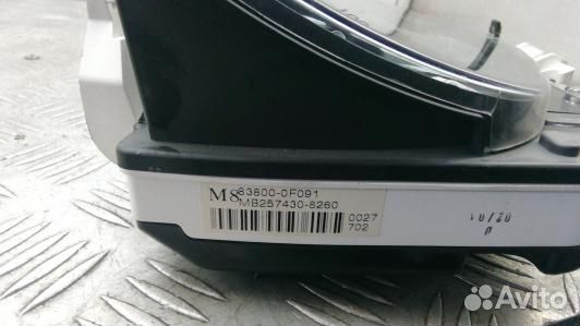 Щиток приборов toyota corolla verso 2 (HBR15IT01)