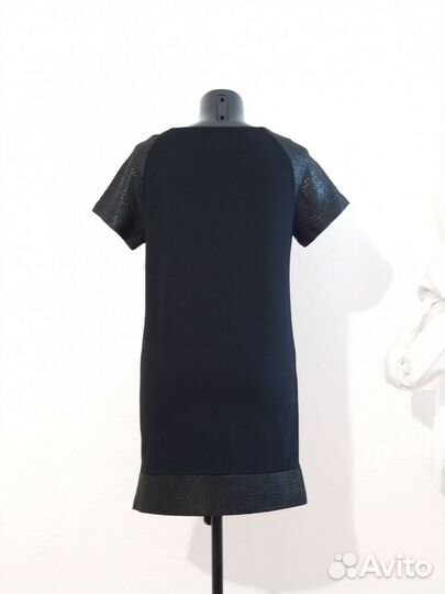 Новое чёрное твидовое платье Liu-Jo