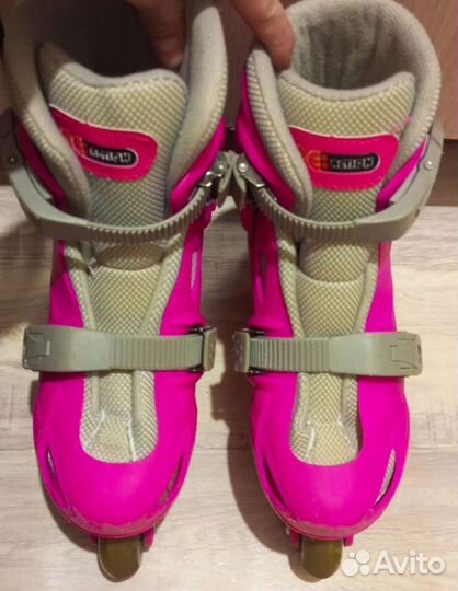 Ролики детские для девочек, размер 33-36