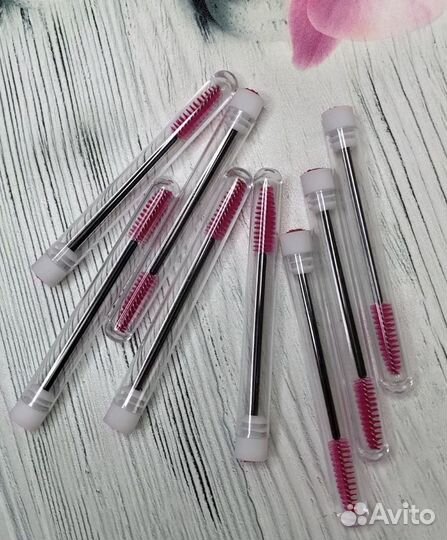 Щёточка для ресниц и бровей в колбе