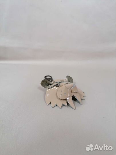 Брелок из натуральной кожи