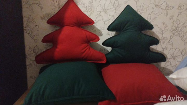 Декоративные подушки ручной работы 4шт