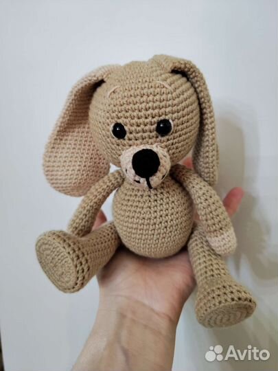 Игрушка ручной работы песик