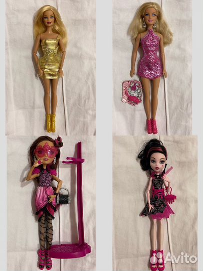 Куклы Monster High, Barbie, Ever after high