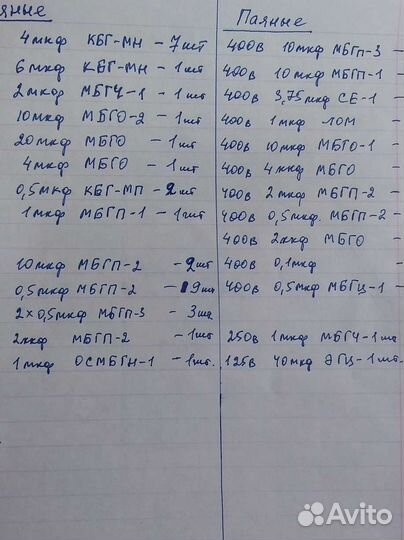 Конденсаторы