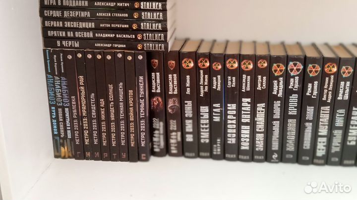 Книги серий : Сталкер, технотьма, анабиоз, метро
