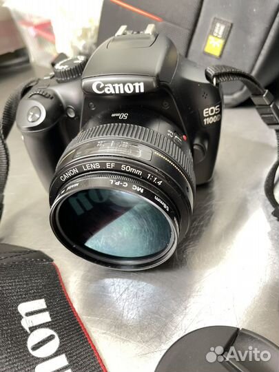 Canon 50mm EF 50mm f/1.4 USM +Canon 1100D KIT