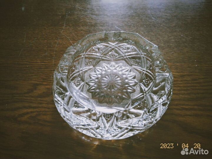 Хрустальная пепельница СССР