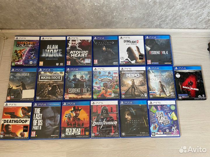 Диски на Sony PlayStation 4/5