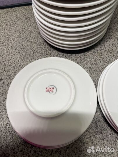 Блюдце фарфор kunstwerk