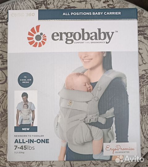 Эргорюкзак ergobaby omni 360