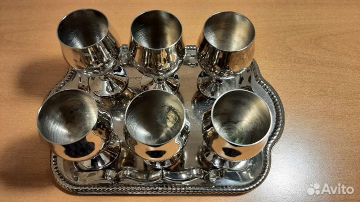 Набор рюмок металл