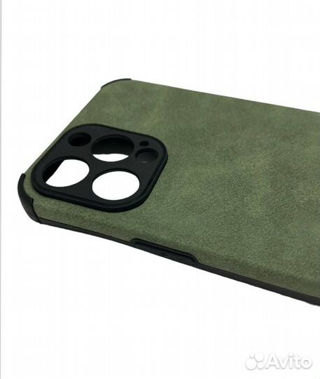 Чехол iPhone 13 pro max замшевый защита камеры