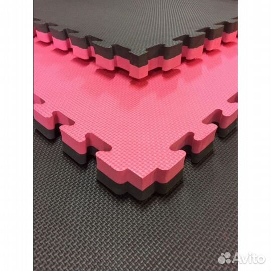 Будо-маты, спортивные маты эва CH 100х100x4 см, кр