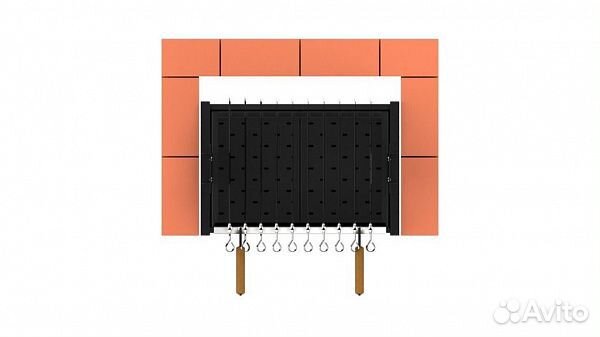 Вставка гриль-барбекю Inbrick 635 Air