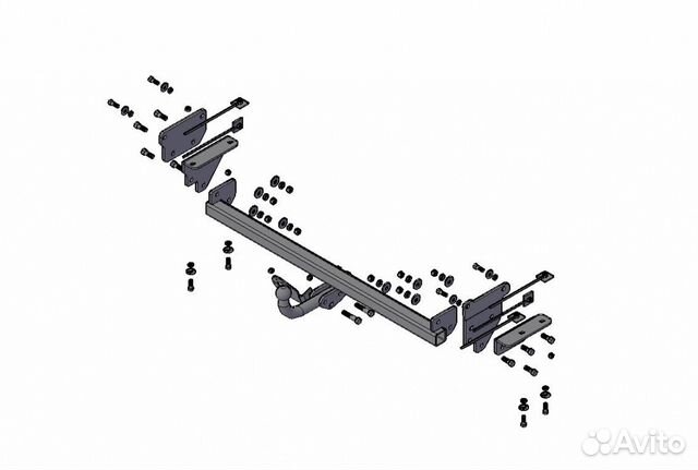Фаркоп Ниссан / Nissan Qashqai 2007-2014 (кроме Ка