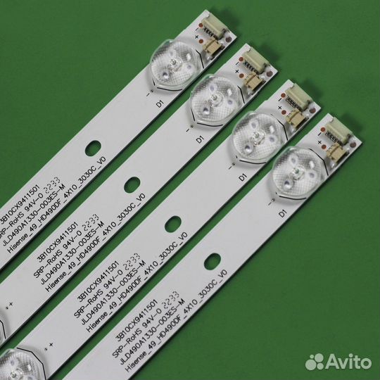 Подсветка Hisense 49 HD490DU-E31 LED49K300U 10 дио