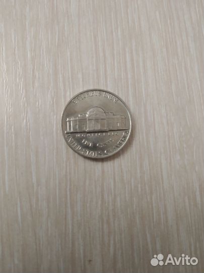 5 центов США 1960 г без обознач. монетного двора