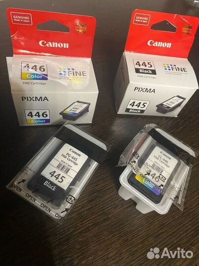 Картриджи canon (445 и 446)