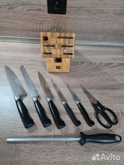 Набор ножей zwilling -7 предметов, б/у