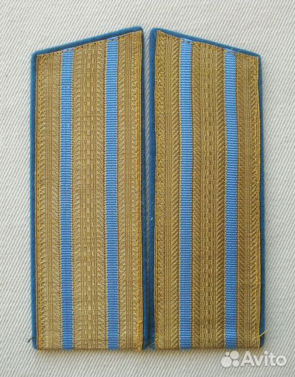 Погоны офицерские парадные ввс/вдв, вс СССР. №2