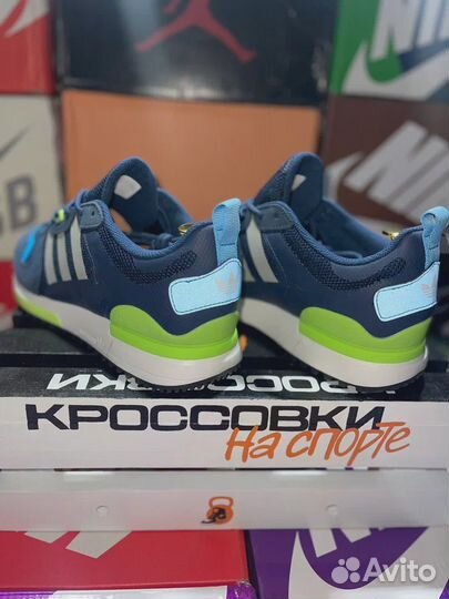 Кроссовки Adidas ZX 700 Navy Green y-6562