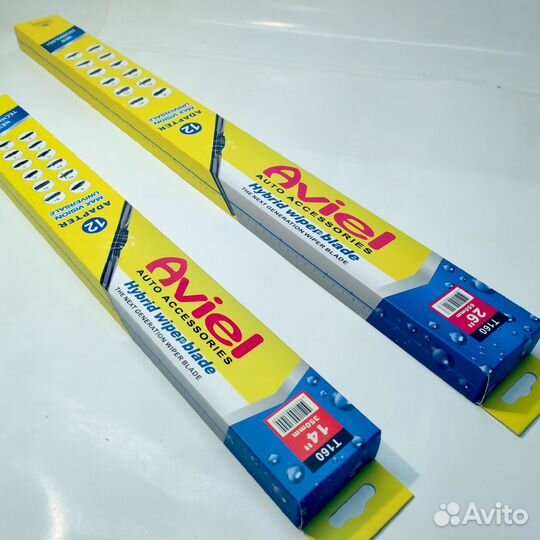 Универсальные дворники гибридные 35см