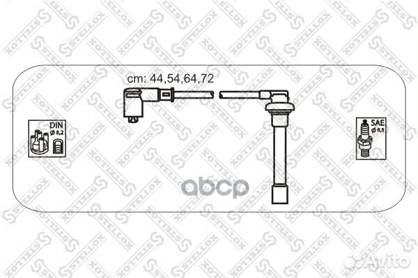 10-38167-SX к-кт проводов Honda Accord 1.8-2.3