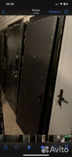 Дверь входная железная бу