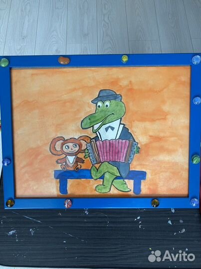 Картины для детской,рама икея 45*35