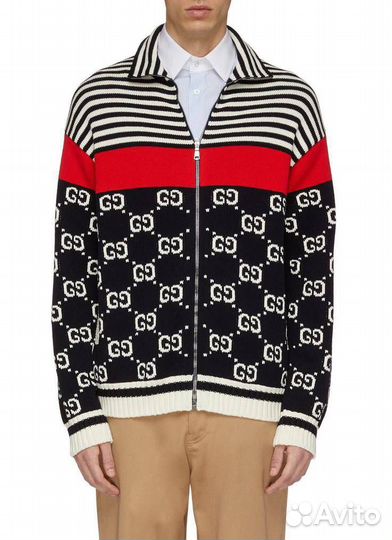 Gucci свитер на молнии