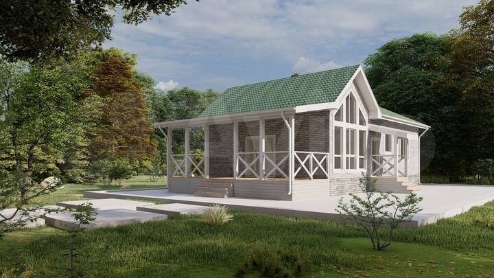 Дом 125 м² на участке 6 сот.