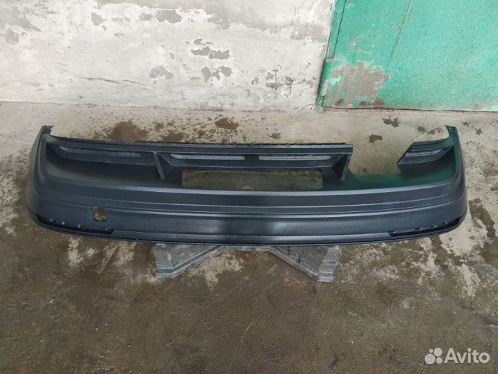 Спойлер (юбка) бампера задний Volkswagen Tiguan 2