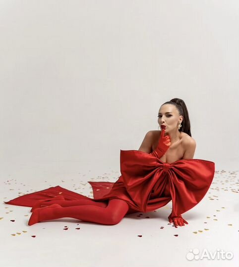 Прокат аренда большого красного банта