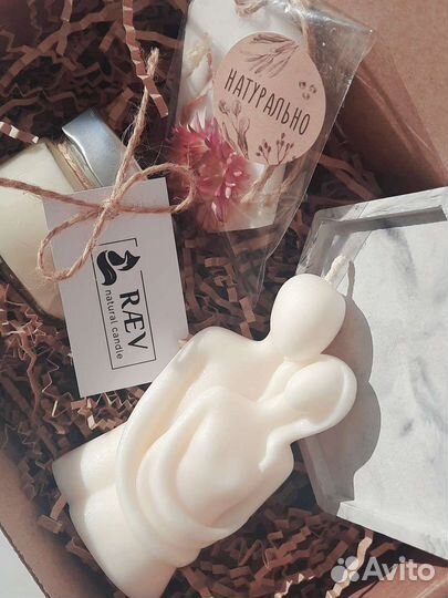 Свечи ручной работы из натурального воска