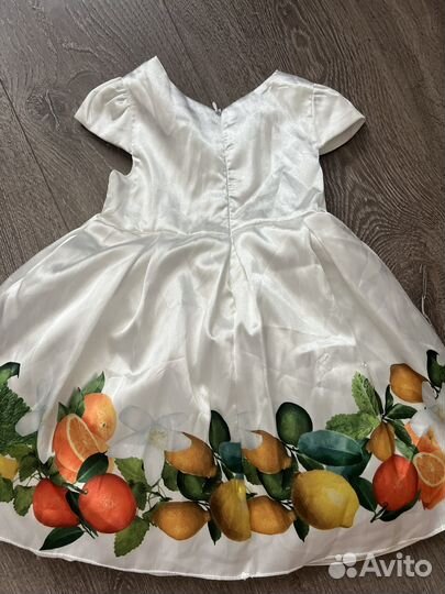 Платье праздничное для девочки 80 86