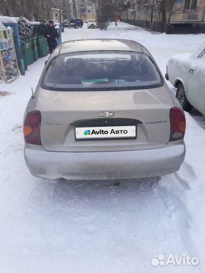 Chevrolet Lanos 1.5 МТ, 2008, битый, 80 000 км