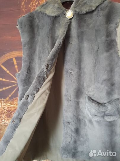 Шуба серая на переделку