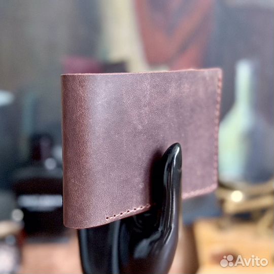 Бифолд из кожи Sinque Stelle и Incas коричневый