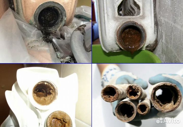 Промывка систем отопления,водоснобжения