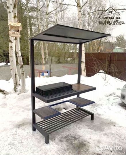 Мангал в стиле loft