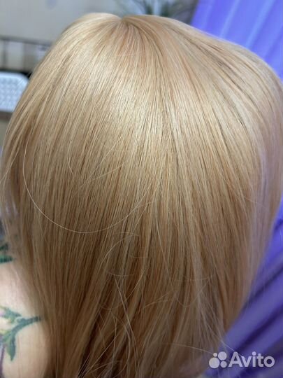 Парик грейфрутовый блонд 60 см