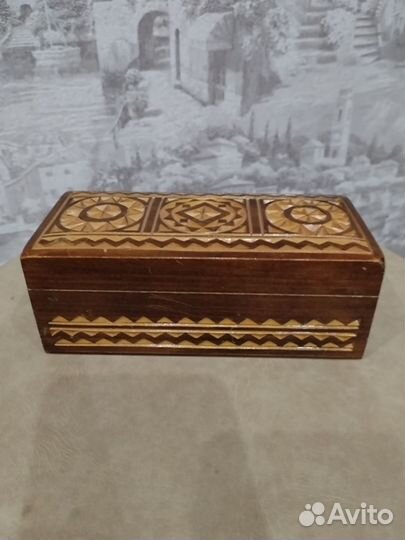 Шкатулка деревянная СССР