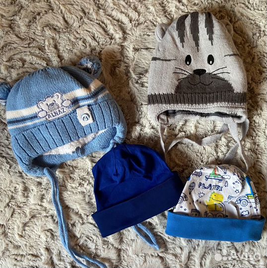 Шапки детские для мальчиков