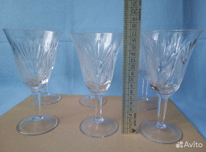 Фужеры хрустальные 6 шт