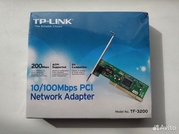 Сетевая карта PCI Ethernet 10/100 TP-Link TF-3200